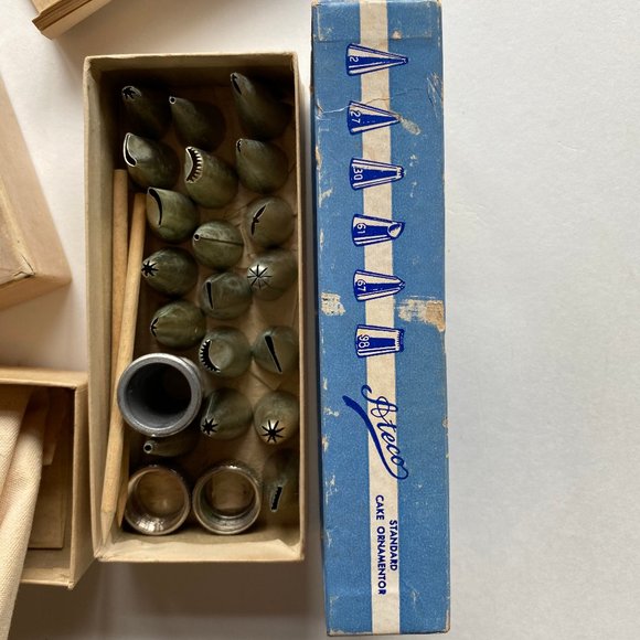 Vintage Ateco Cake Icing / Decorating Sets No. 334C - Picture 4 of 7
